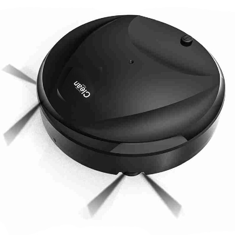 Multifunctional Smart Floor Cleaner,3-In-1 Auto Rechargeable Smart ing Robot Dry Wet ing Vacuum Cleaner Black: Default Title