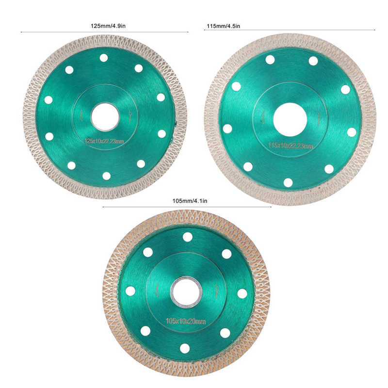 Diamond Saw Blade Granite Marble Cutting Disc Porcelain Tile Ceramic Blades Cutting Tools