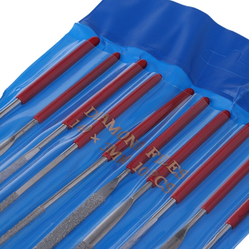 Durability5 5-Piece Needle File Set – Double-Sided Jeweler's Files For Wood, Metal, Glass & Stone