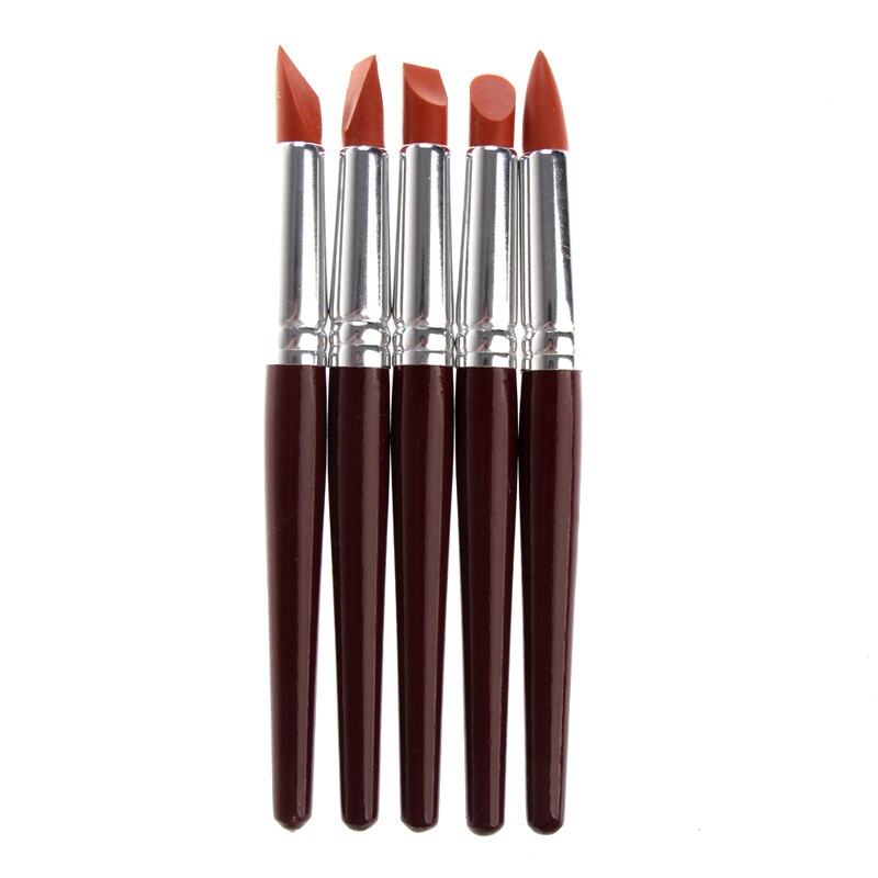 5 stk / sett skulpturverktøy studenter kunstner viktig utstyr keramikk leire shaper skulptur utskjæring verktøy diy kunst håndverk forsyninger