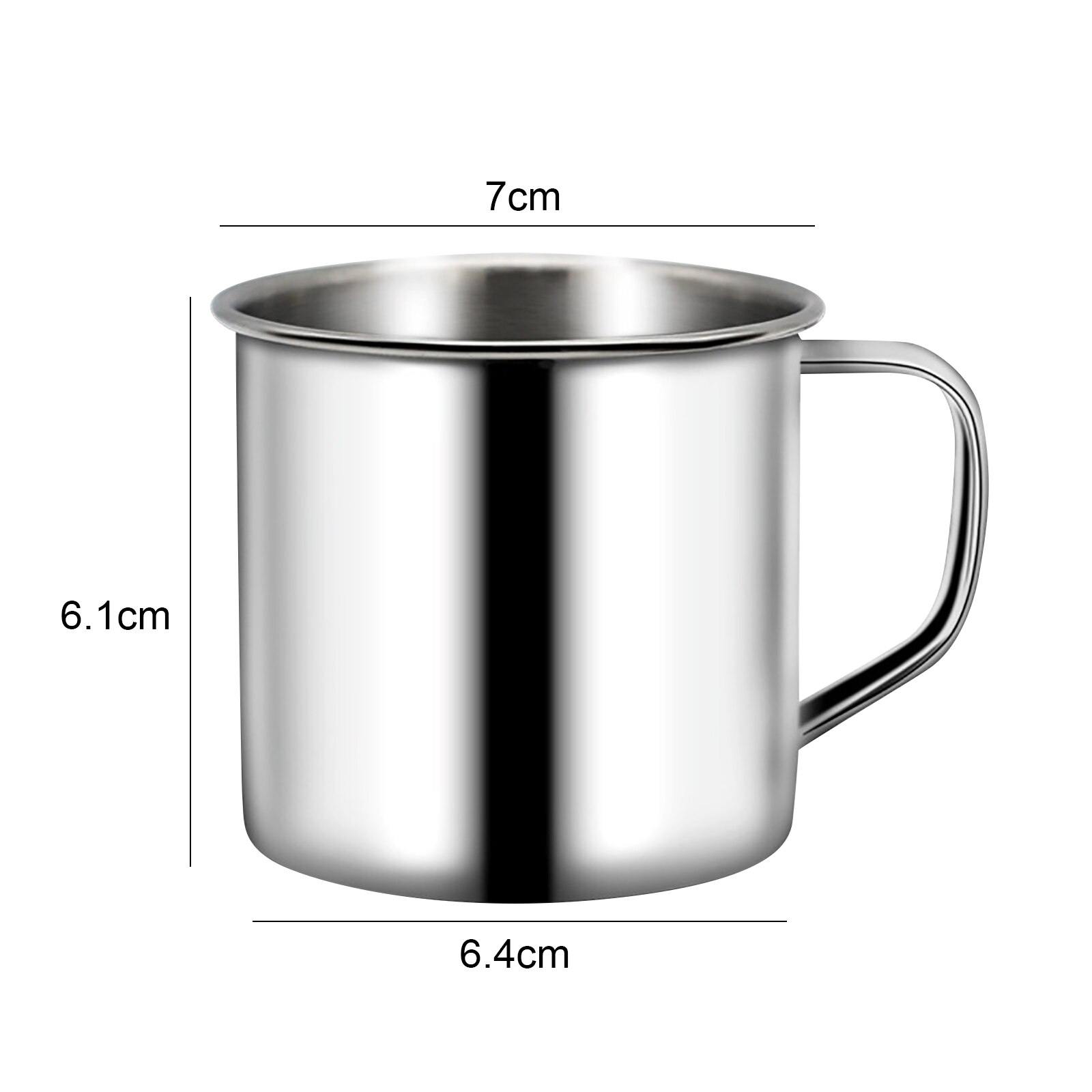 Kaffekrus i rustfrit stål 200ml bærbare termo kop rejse tumbler kaffekande mælk te kopper dobbelt kontor vand krus