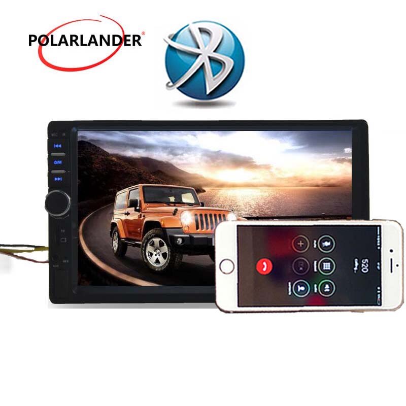 2 din car radio touch screen car MP5 MP4 player radio USB TF Auxin FM stereo 13 langauges with rear camera bluetooth Mirror Link