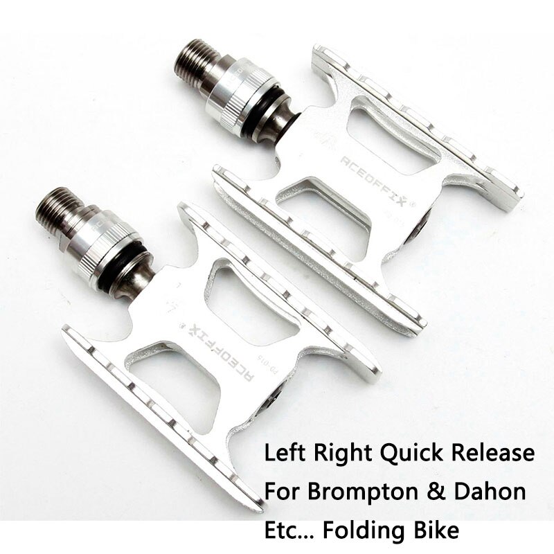 Aceoffix pedał rowerowy, robić roweru Brompton Ti, 3 łożyska, tytanowy, aluminiowy, szybkie odpinanie, Mks, części rowerowe