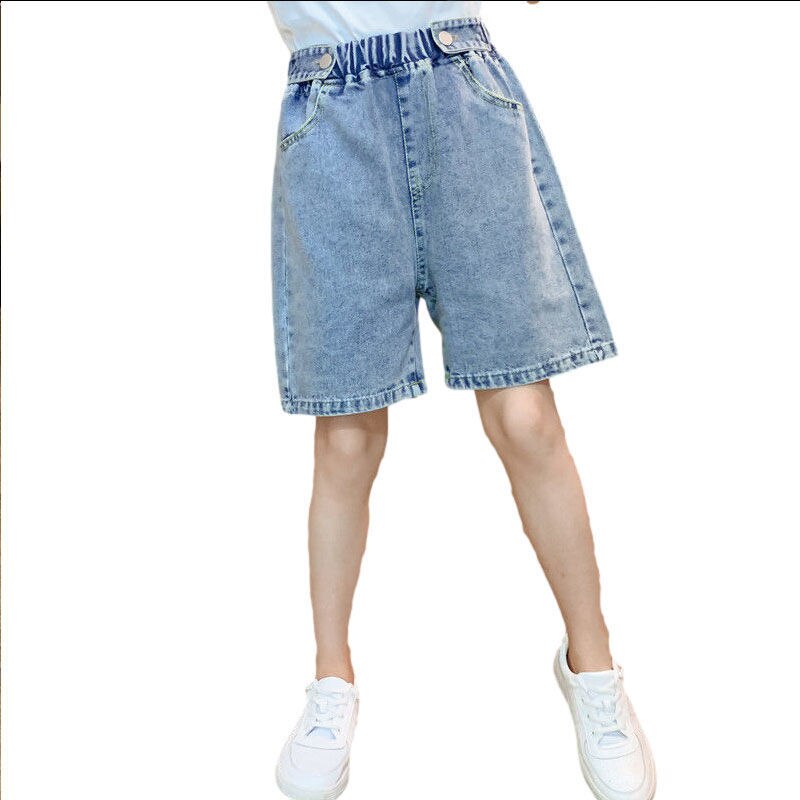 2022 bambini neonata estate Denim abbigliamento pantaloncini pantaloni Jeans abbigliamento bambini ragazza Casual pantaloni corti pantaloni neonati 3 -12Yer