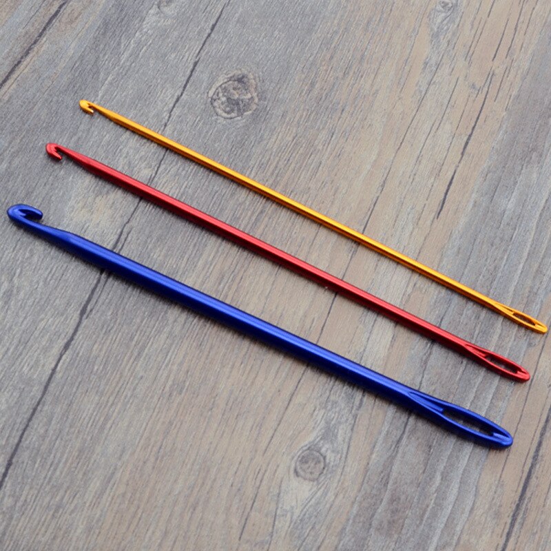 Single-head Crochet Alumina Sweater Crochet Multiple Colour Knitting Hook Needles for Jumbo Braiding Crochet Sewing Tools G