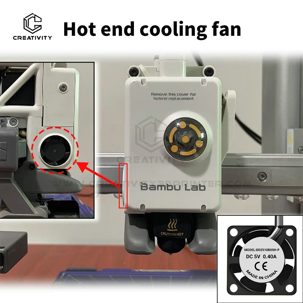 For bambu lab a1 a1 mini fan hotend fan 2510 bamb... – Grandado