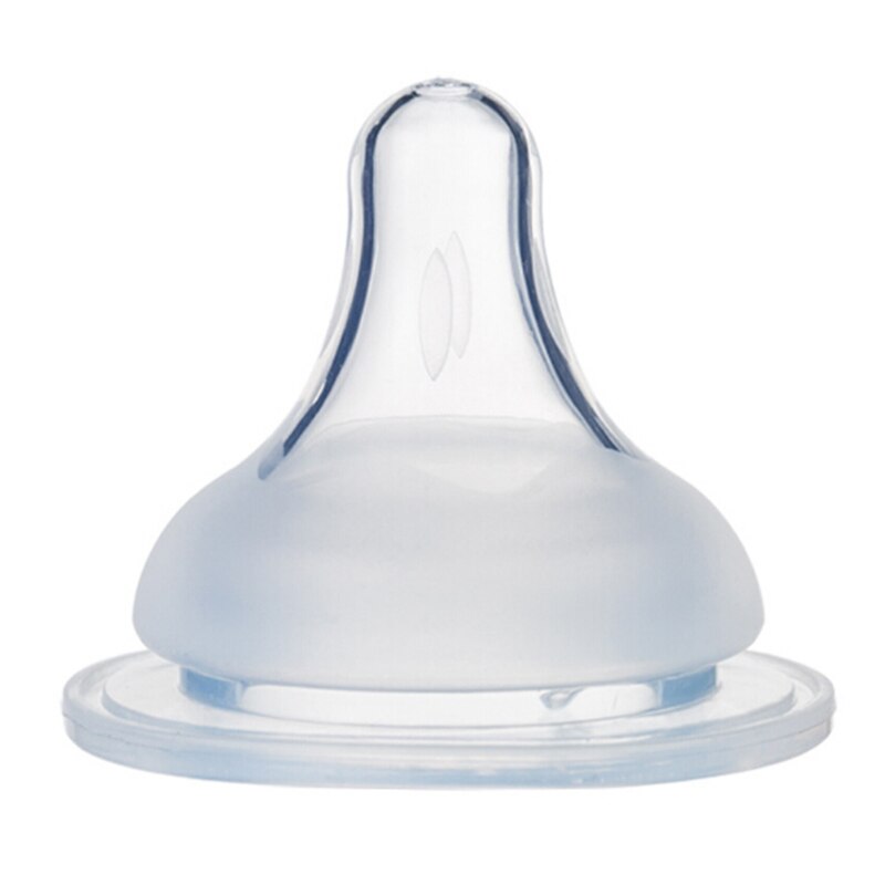 Anti flatulens silikone brystvorte sut medicin feeder vand mad sutteflaske babypleje: Lille