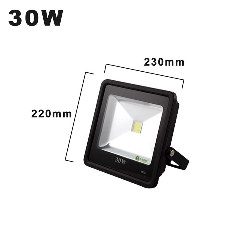 10W 20W 30W 50W 100W LED Flood Lights IP65 Waterproof Exterior Wall Lights AC220V Floodlight For Billboard Stadium Illumination: 30W / Warm White