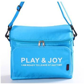 No te pierdas coche con aislamiento bolsas de almuerzo Auto térmico engrosado Multi-funcional de gran capacidad comida Box Negro Bolsa más fresca: Blue