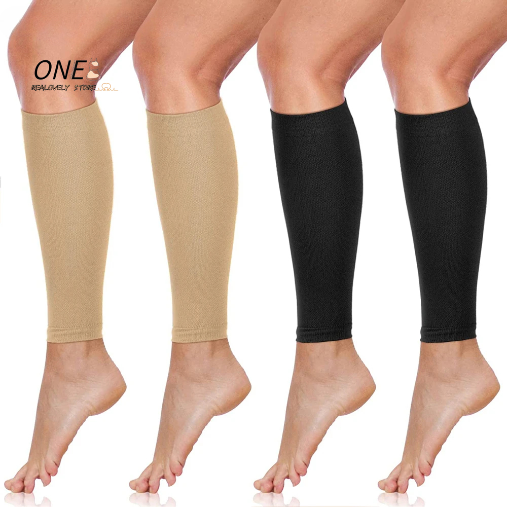 1Pair Calf Compression Sleeve Leg Compression Sock Calf & Shin Support Relieve Calf Pain for Swelling Shin Splints Knee Sleeve