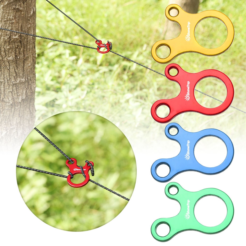 5pcs Adjust Rope Length Outdoor Camp Hike Tool Tent Awning Cord Rope Fastener Guy Line Runners Tensioner Tightener Tool