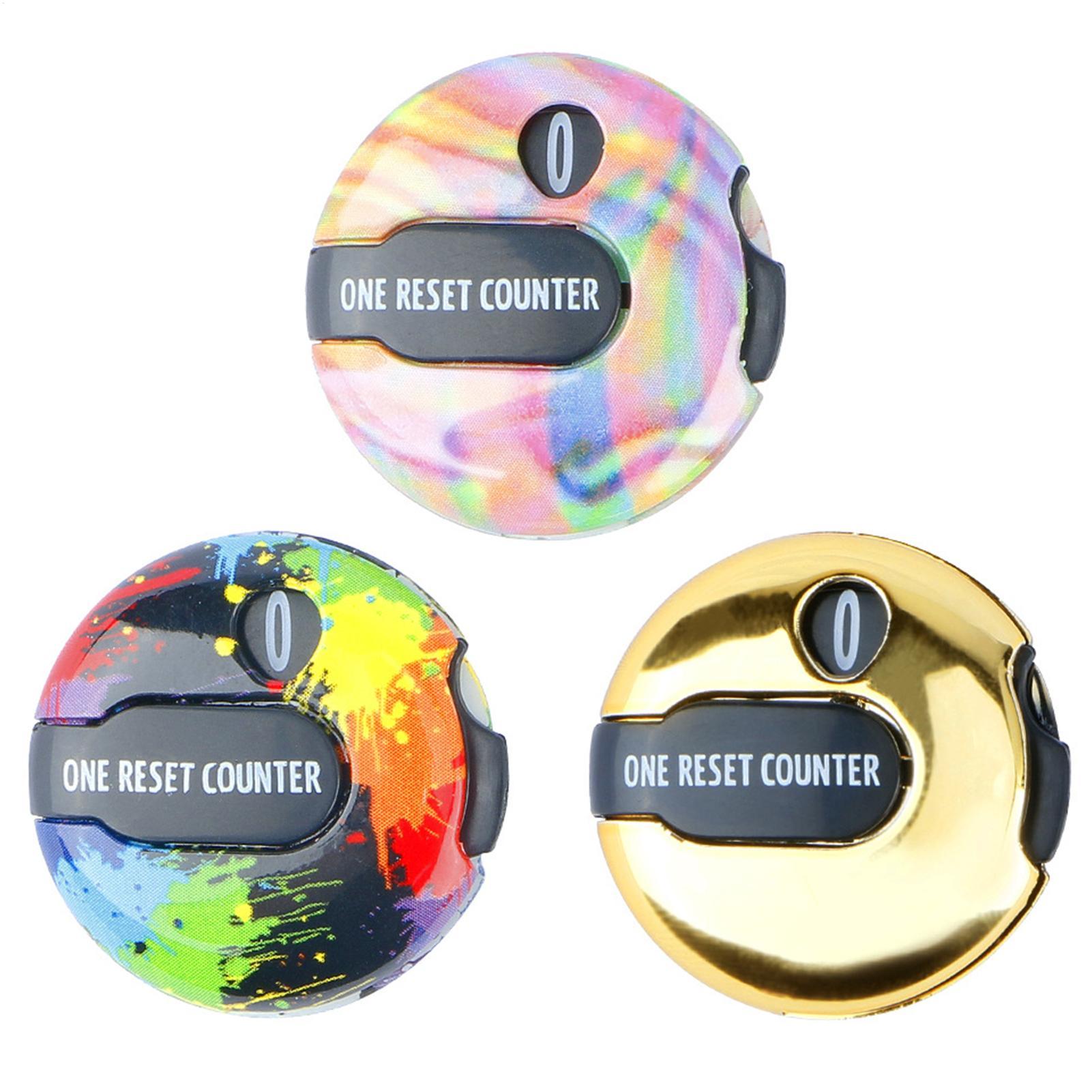 Score Counter Golf Reset Scorer Clip voor handschoenen Mini Golf Counter Handschoenenbevestiging tot 12 slagen voor binnen- en buitenoefeningen