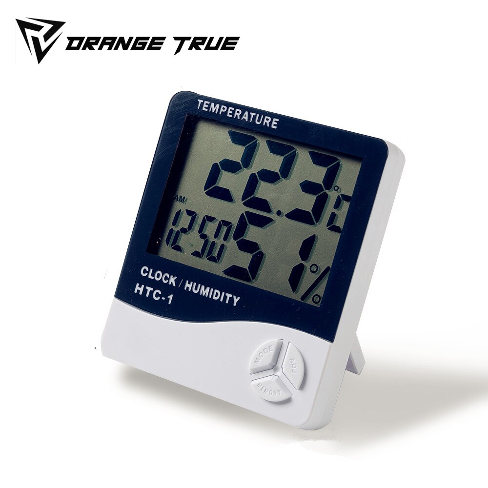 Wewnętrzny pokój cyfrowy termometr HTC-1 higrometr z wyświetlaczem LCD miernik temperatury i wilgotności