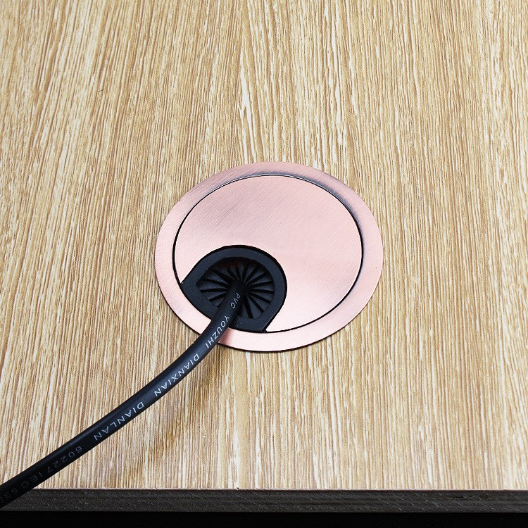 KK&FING 1PC Schreibtisch Draht See Abdeckung Basis 50-80MM Computer Schreibtisch Tisch Tülle Kabel Hafen Draht See Abdeckung Möbel Hardware-