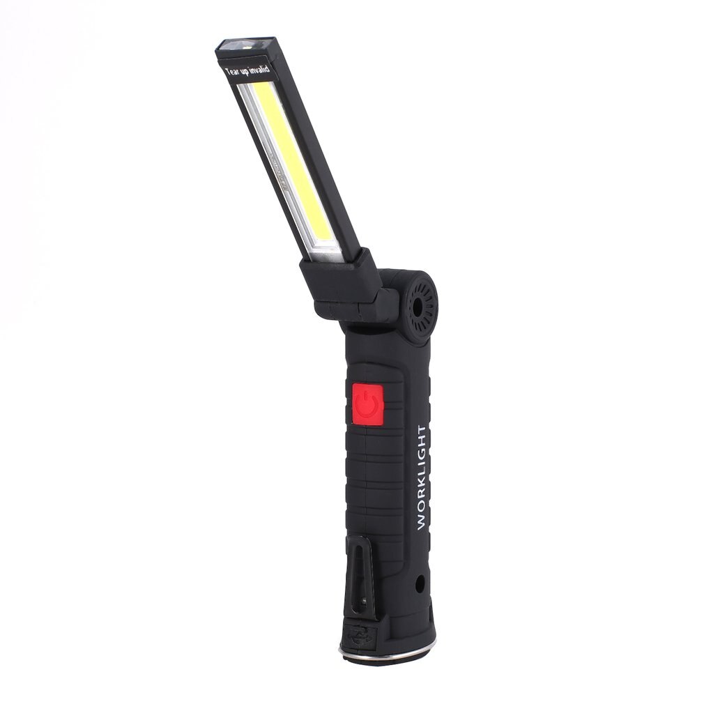 Mini LED Work Light Portable Spotlight with Magnetic Base Clip USB Charging Repair Torch Movable Work Light Flashlight