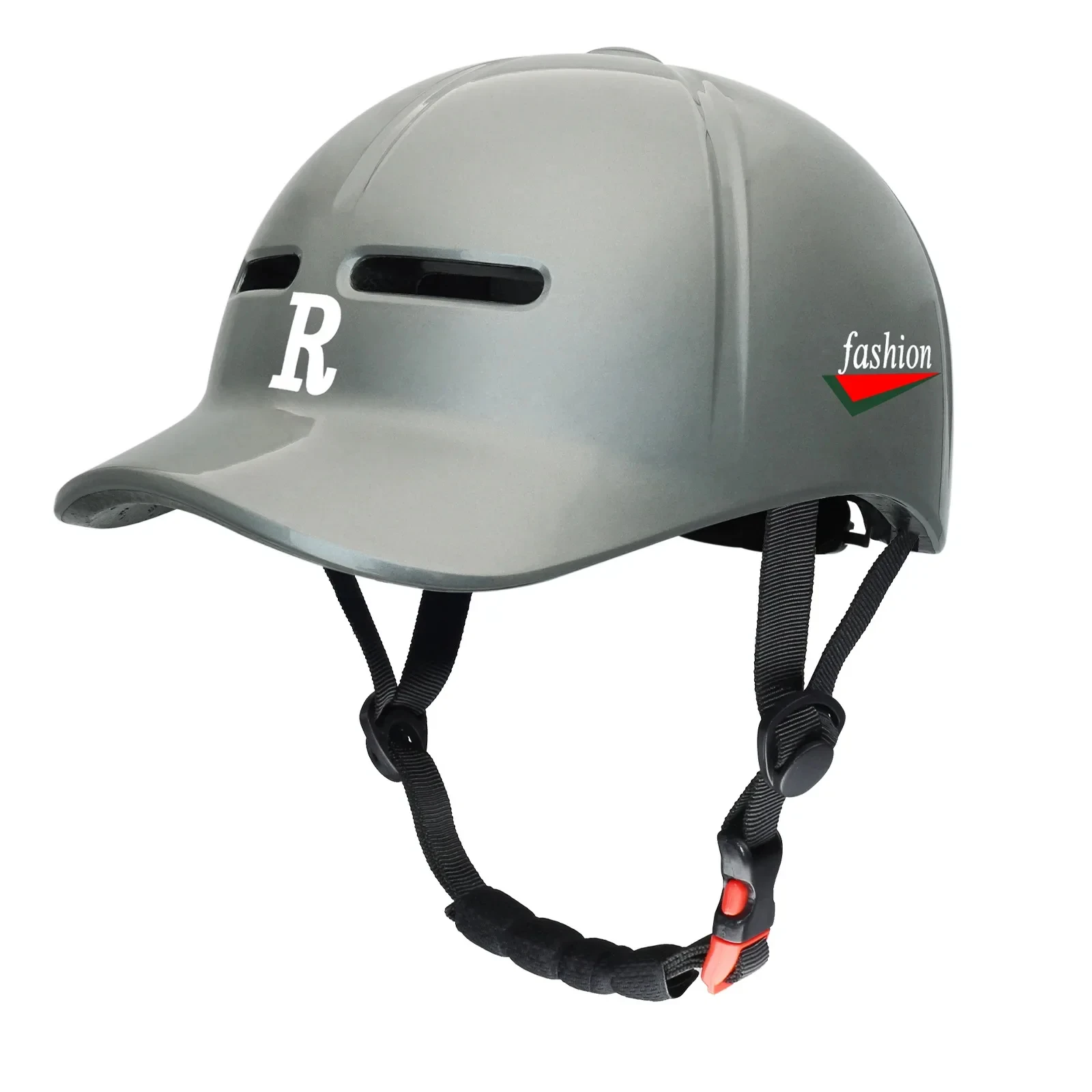 Fietspet, baseballpet, helm, motorcrosshelm, elektrische fietshelm, scooterhelm, fietsveiligheidshelm met verstelbare band voor volwassenen, mannen en vrouwen: Blauw