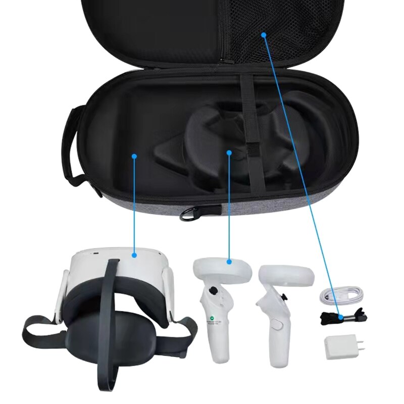 D0ua stoßdämpfende schutzhüllen, kompatibel mit dem pico neo 3 headset, kratzfeste schutzhüllen, vr-zubehör