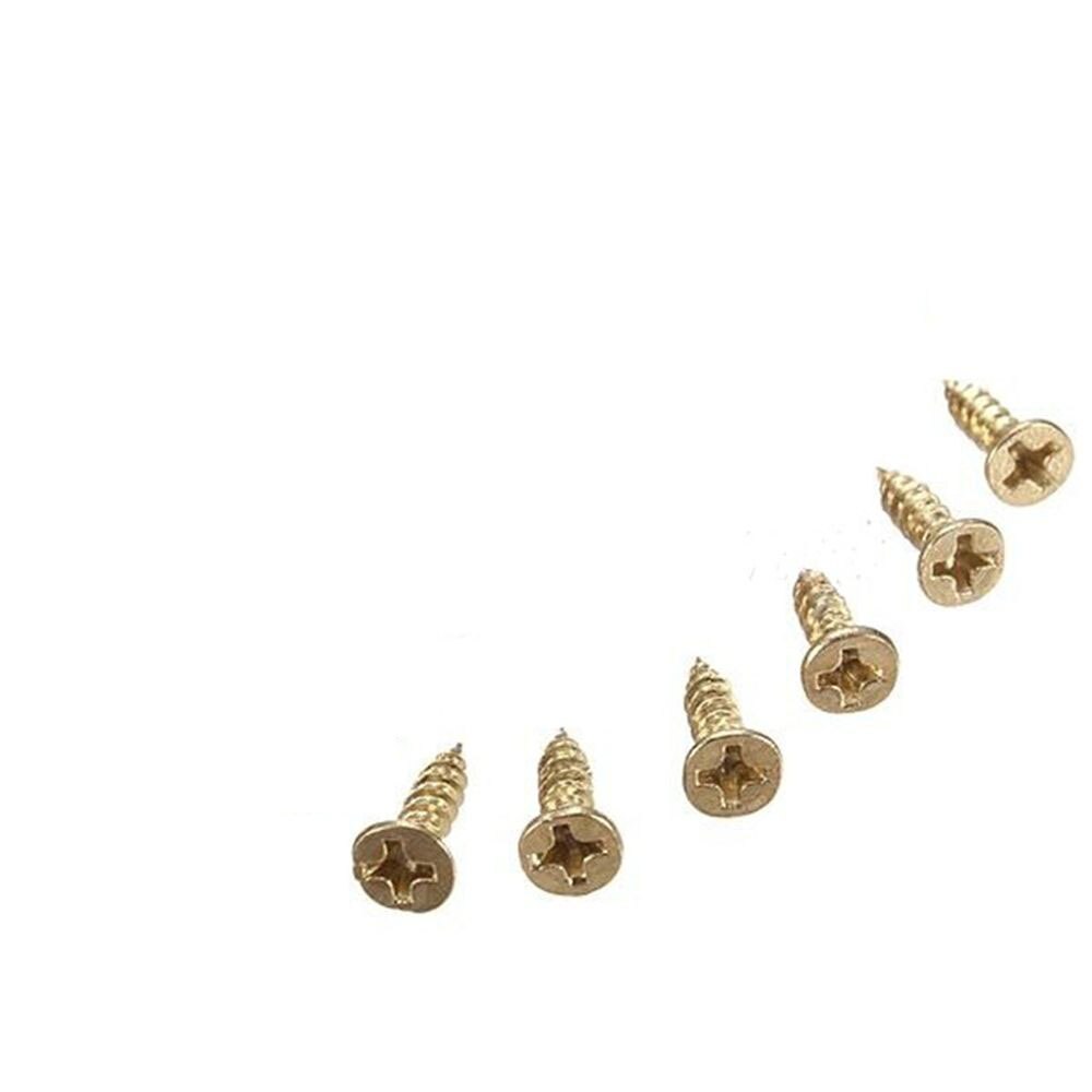 Pestillo de puerta de latón de 1,5/2/3/4 pulgadas de largo, Perno de bloqueo deslizante, cerrojo, grapa, cerradura de seguridad, Hardware y tornillos, , 1 ud.: Screws