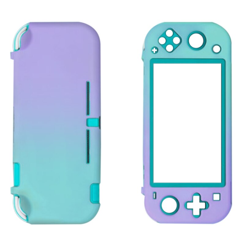 for Protective Case for Switch Lite Case Shell Switch Lite Cover Housing Case: Purple Green