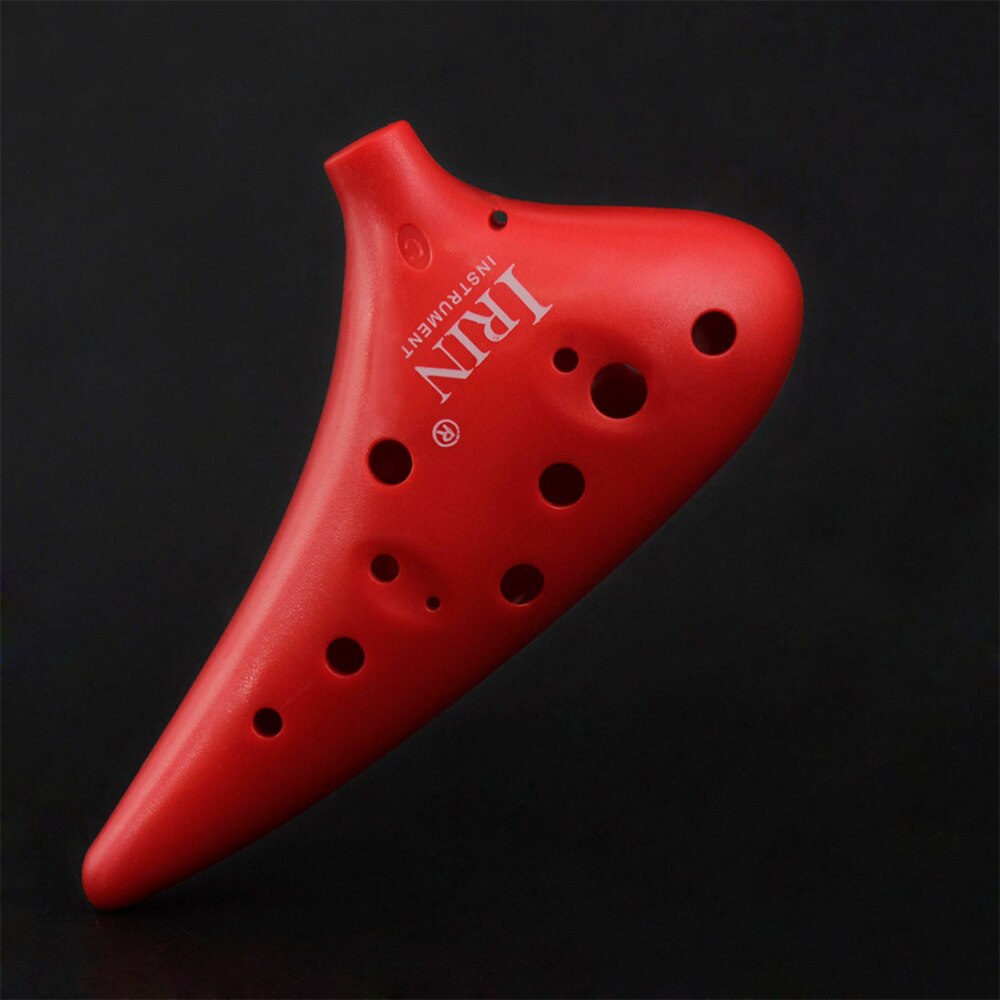 12 Gaten C Ocarina Muziekinstrument Met Opbergtas Abs Materiaal Ocarina Klassieke Ocarina Alto C Abs Ocarina Voor Beginner (Groen