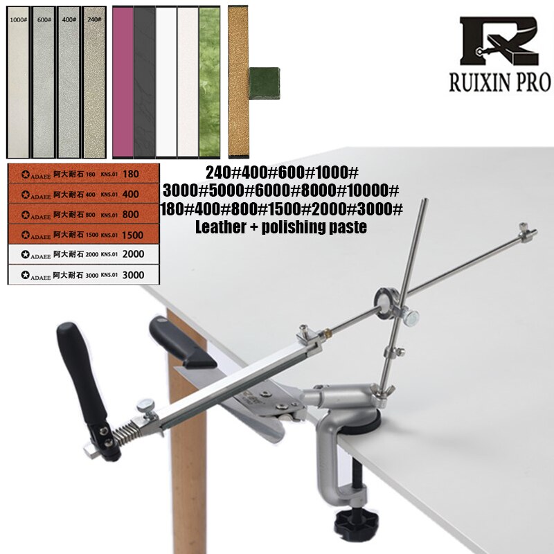 Fixed Angle Sharpener 360°rotating Sharpening Head Convenient and Quick Sharpener Kitchen Sharpening Tool Diamond: K