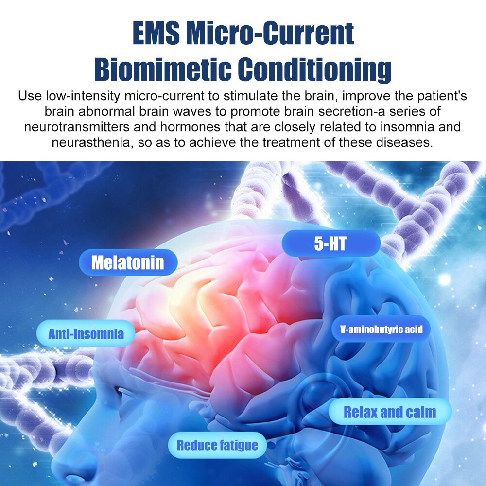 Hand Held Sleep Aid Device Insomnia Microcurrent Sleep Aid Instrument Holding Stress Relief Sleep Aids improving Sleep