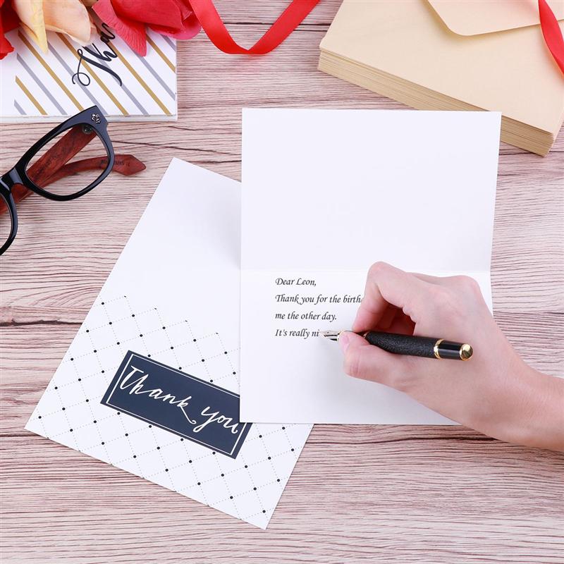 Pink Thank You Cards Multipack Box Of 50 Cards Envelopes | OMAN - View #2