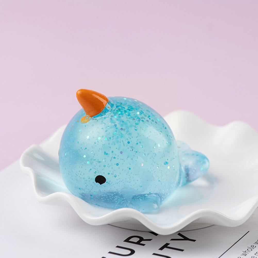 Big Spongy Squishy Mochi Fidget Toys Dolphin Whale Toys Stress Ball Anti Soft Squeeze Animal Fun Crab Ocean Pinch Sensory S C1o3