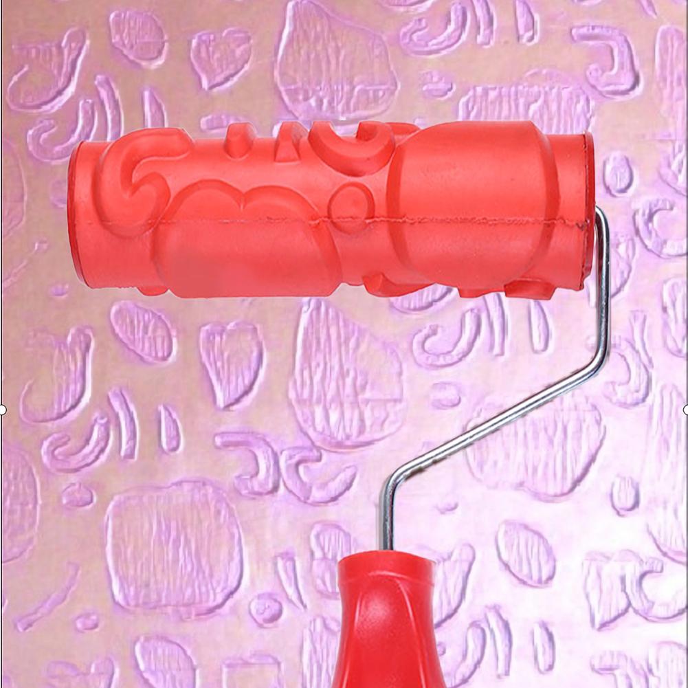 Rodillo de pintura con patrón de impresión para decoración de pared, rodillo de estampado para decoración del hogar
