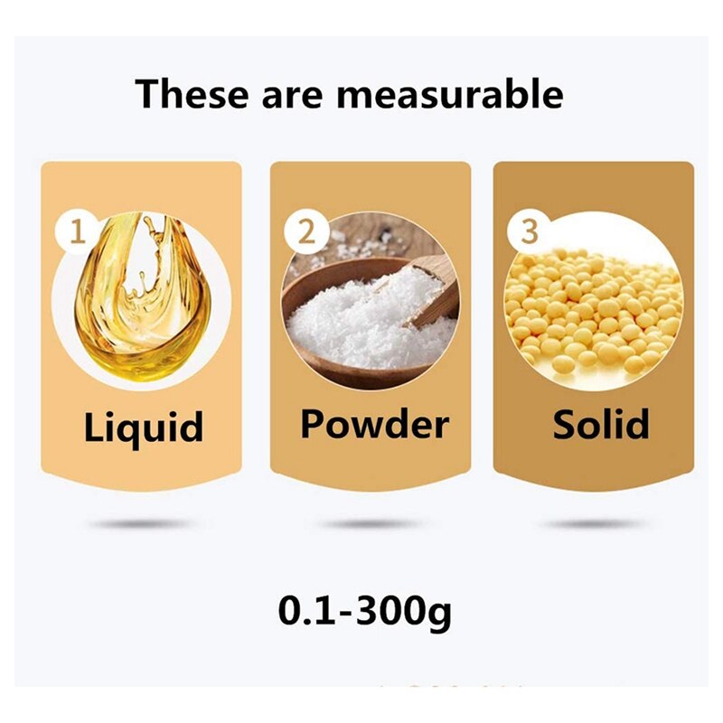 Keukenweegschaal Lepel Rvs G Maatlepel, 300G / 0.1G Digitale Weegschaal Lepel Lcd-scherm Elektronische Meten