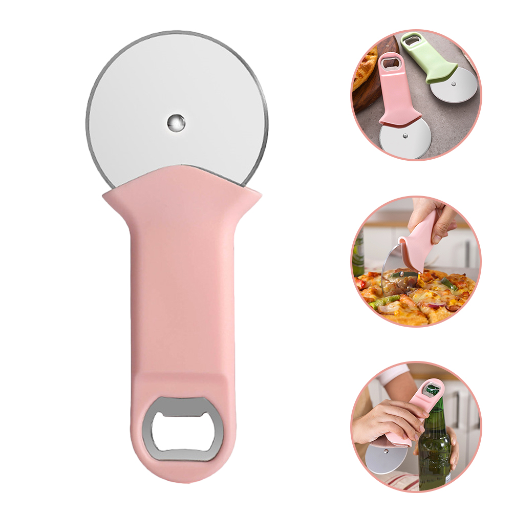 Dual-use Pizza Cutter Pizza Cutting Wheel Sharping Pizza Wheel Slicer for Kitchen