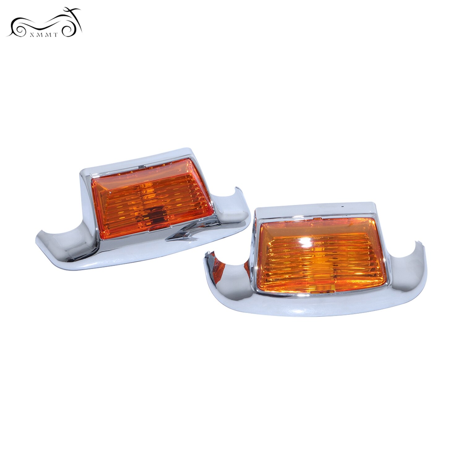 Motorcycle Parts Amber Front Rear Fender LED Tip Light Mudguard Trim For Harley Touring Softail Dyna Super Glide Custom FXDC