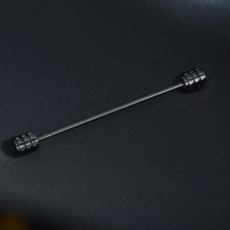 Spilla da uomo in rame di lusso con spille per cravatta, fermaglio per colletto, spilla da sposa, ornamento da sbarra: pistola nero