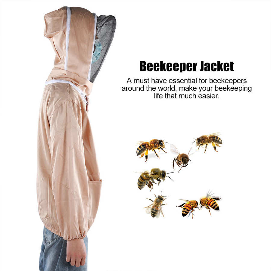 Outdoor Bijenteelt Sluier Pak Beschermende Imker Jas Bijenteelt Supply Beschermende Bijenteelt Jacket