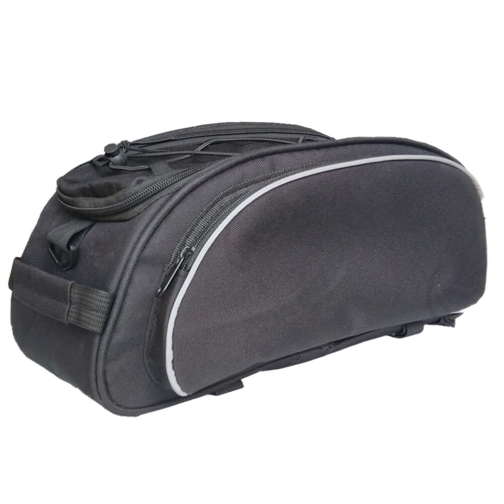 Bolsa de viagem Saco de Bicicleta Ao Ar Livre Mochila Bicicleta Saddle Rear Seat Bag Pannier bolsa de Ombro Bolsa De Armazenamento De Bicicleta Equitação Azul Cinza: Black