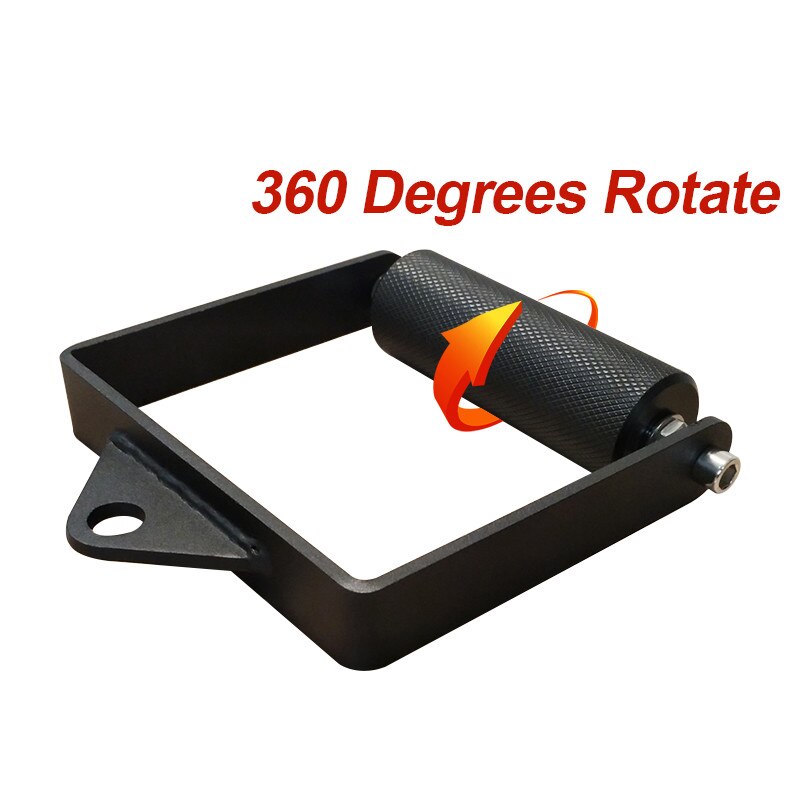 Revolving Deadlift Handle Arm Wrestling D-Grips Lat Pull Down Pulley Cable Machine Attachments Gym Weight Lifting Thick Bar