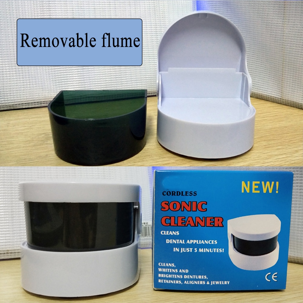 Mini Portable Ultrasonic Washing Machine Cleaning Machine for Jewelry Dentures Ultrasound Vibration Cleaning Machine