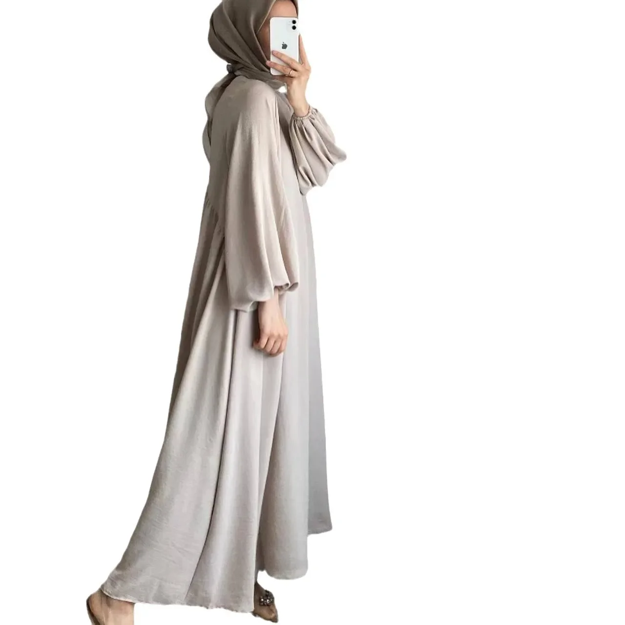 Ramadan saudiarabisk lang kåbe marokko dubai abayas til kvinder beskedne maxikjoler jalabiya kaftan islam eid muslimske vestidos