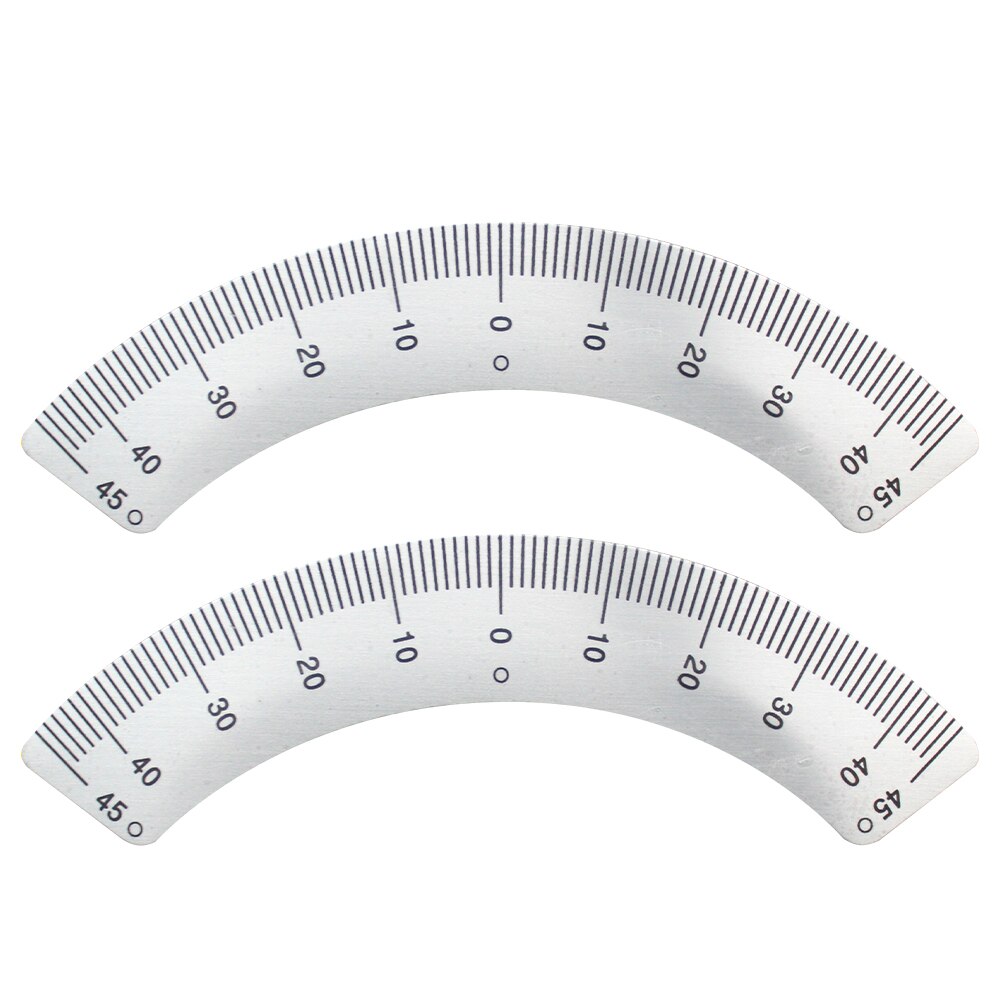 Protractors Milling Machine Part - Angle Plate Scale Ruler 45 Degree Angle Arc M1197 Measuring Gauging Tools