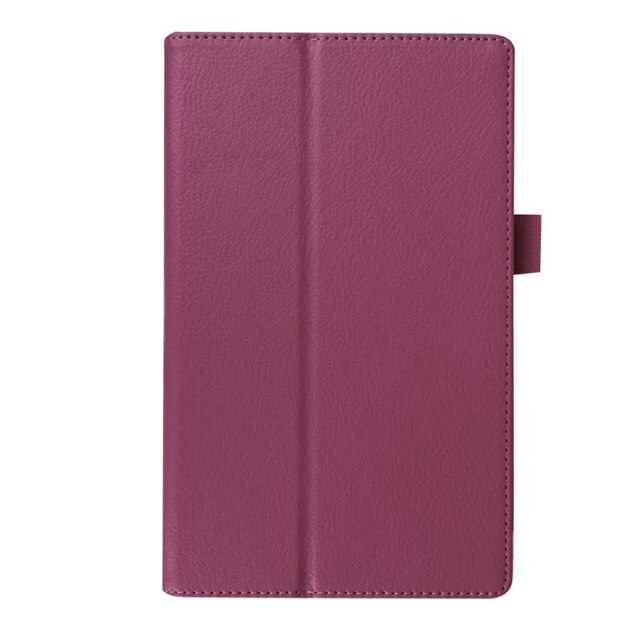 Case for Lenovo Tab 3 8 TB3-850M TB3-850F Slim Folding Flip Cover PU Leather Case for Lenovo Tab 2 A8-50 A8-50F A8-50LC 8.0 inch: purple