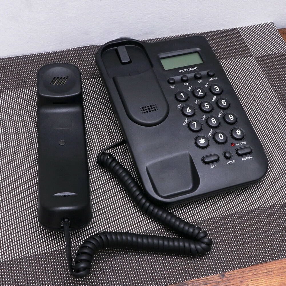 DTMFincoming caller Home Hotel Wired Desktop Wall Phone Office Landline Telephone Black White Cordless Fixed Phone Wireless