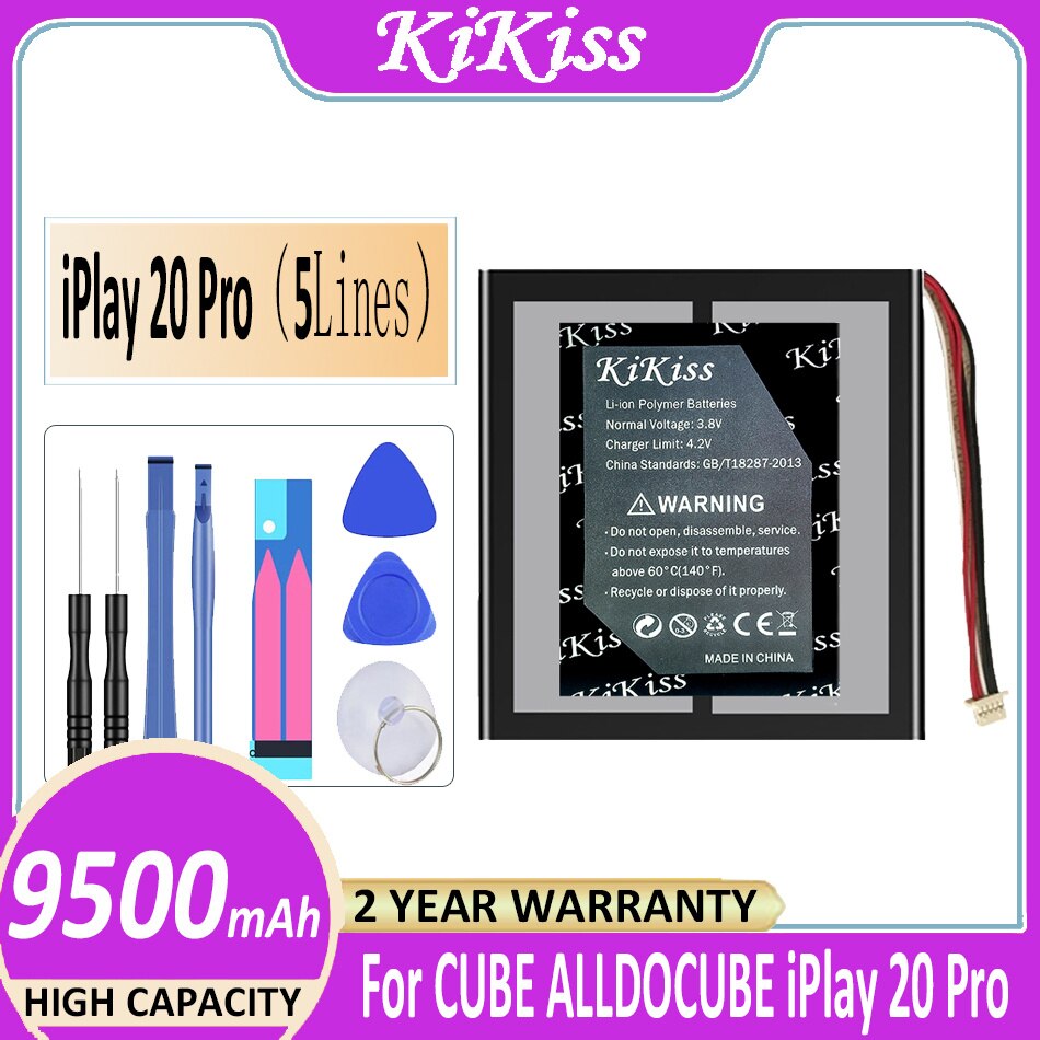 Originele Kikiss Krachtige 9500Mah Batterij Iplay 20Pro Voor Cube Alldocube Iplay 20 Pro/Iplay 20 IPlay20 Tablet Bateria