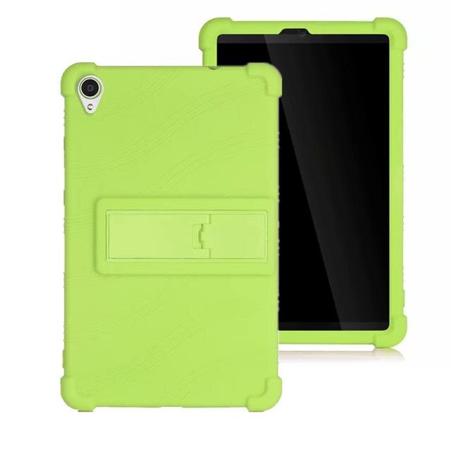 Soft Silicon Kids Case Voor Lenovo Tab M8 TB-8505F TB-8505X 8.0 Inch Tablet Funda Capa Cover Voor M8 Fhd TB-8705F/8705N Cover: green