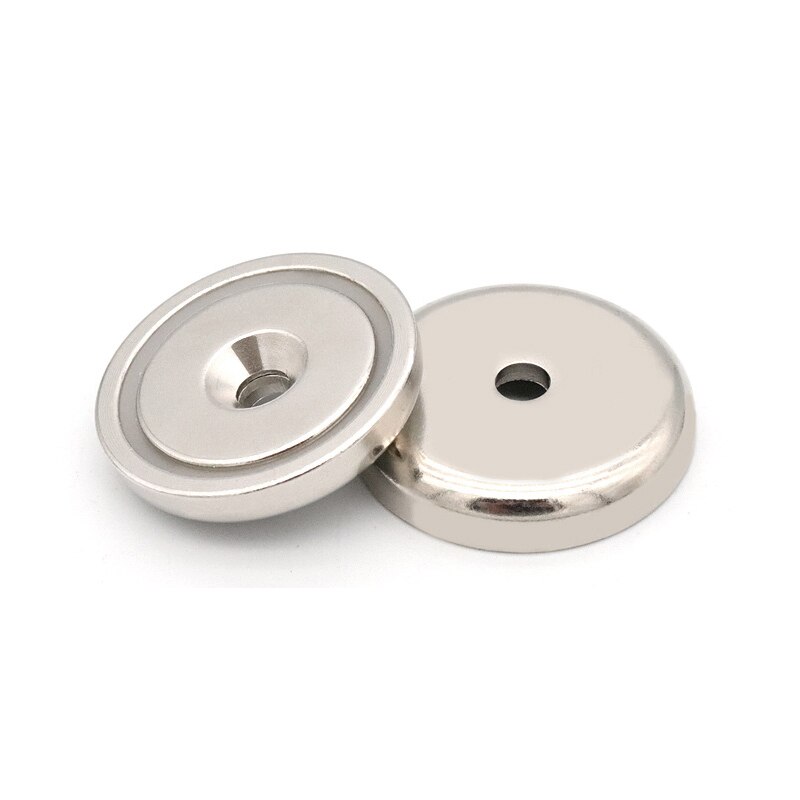 10 stk neodymmagneter dia 16mm 20mm 25mm 32mm forsænket ringhul sjælden jord stærk håndværksmagnet  n38 bjærgningsmagnet dele