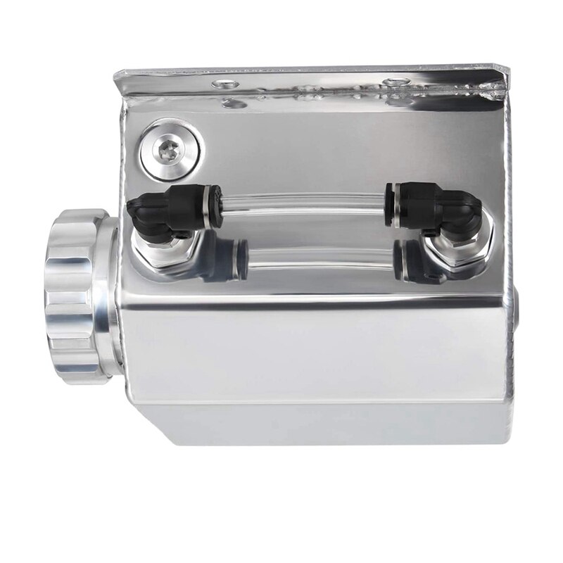Automobile Universal 1L Aluminum Oil Collecting Tank Breathable Engine Oil Tank Automobile Modified Fuel Tank
