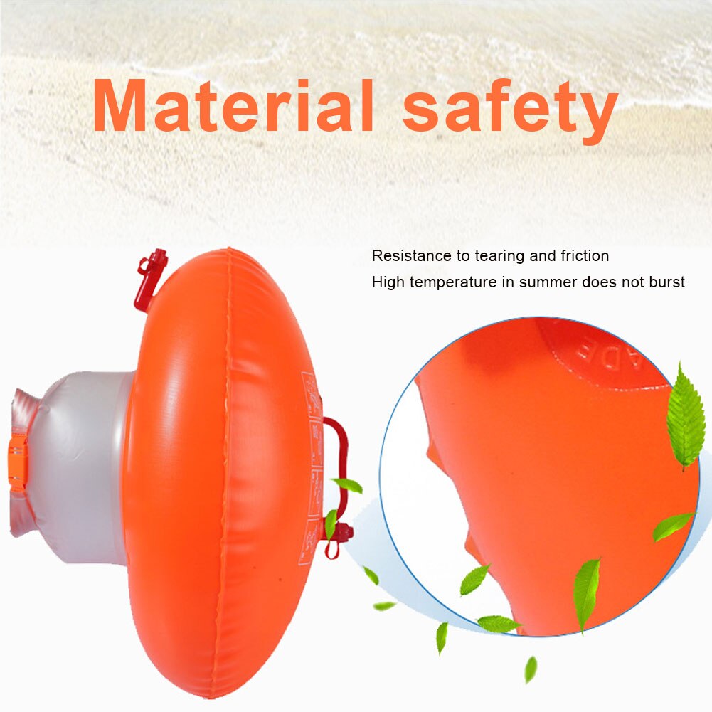 Summer Swimming Equipment Safety Buoy PVC Swim Buoy Double Airbags Clothing Drowning Prevention Water Sport Float Bag