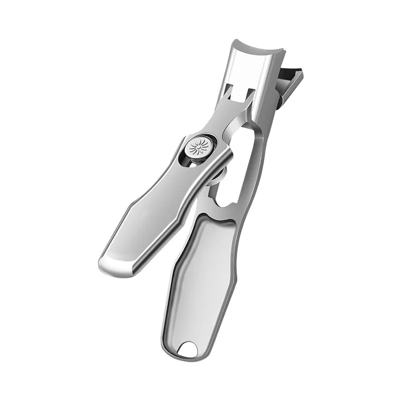 Large Opening Toe Clipper Stainless Steel Splash-Proof Nail Clipper Portable Dead Skin Removal Pedicure Clipper Cuticle Trimmer