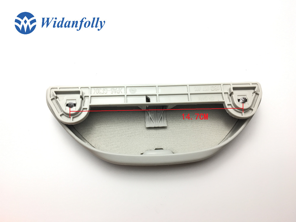 Widanfolly Zwart/Grijs Zonnebril Case Met Schroef Voor Golf MK4 Bora Polo 9N3 Passat B5.5 Octavia Fabia 18D857465 18D 857 465