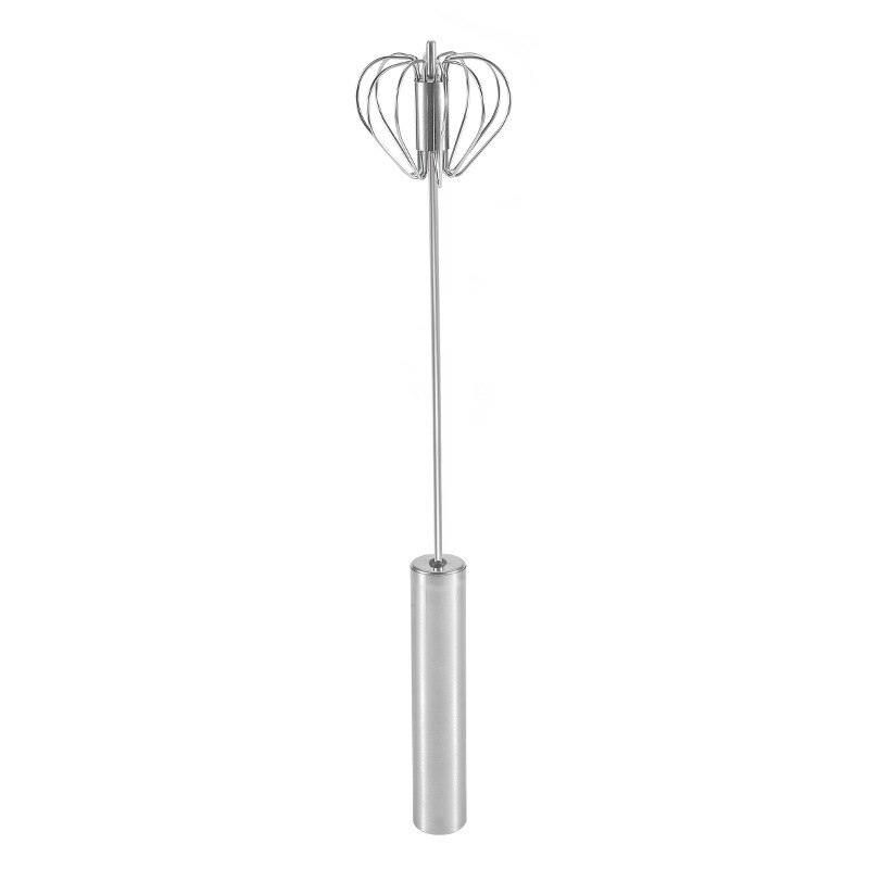 10 12 14 Inch Automatic Rotary Egg Beater Hand Pressure Rotary Stainless Steel Semi-automatic Mixer Baking Accessories: 14 inches