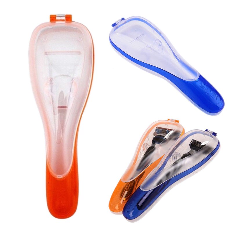1PC Practical Portable Men Razor Blades Holder Box Plastic Travel Shaver Holder Storage Box For Male Shaving Machine